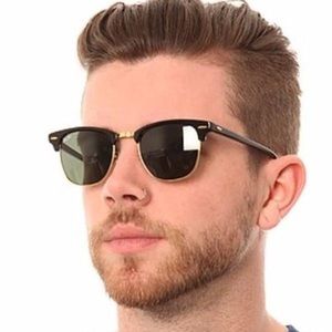 Polarized New Rayban Clubmaster Sunglasses Rab3016